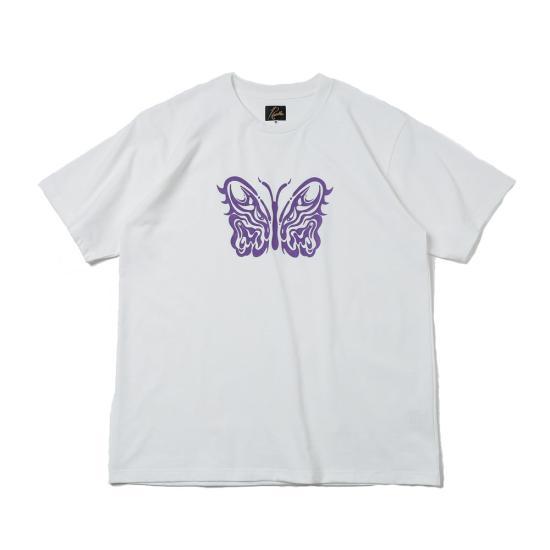 25SS 니들스 반팔 티셔츠 QV433 OFF WHITE DOM - Needles