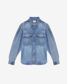 이자벨마랑 데님 셔츠 CH0190FAB3H01E30BU BLUE DOM 썸네일 1