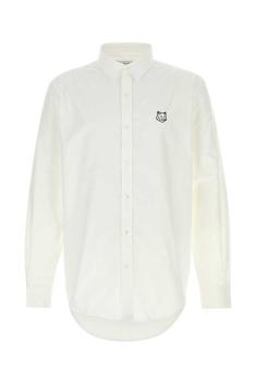25SS 메종키츠네 컨투어 폭스헤드 스케이트 셔츠 MM00405WC5012P100 WHITE DOM 썸네일 1