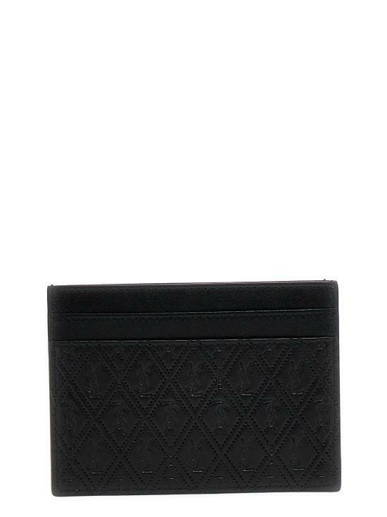 생로랑 명함지갑 64714818G1Z1000 BLACK DOM - Saint Laurent