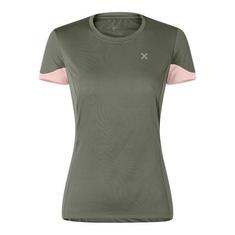 25SS 몬츄라 반팔 티셔츠 MTGN22W4901 VERDE SALVIA LIGHT ROSE DOM 썸네일 1