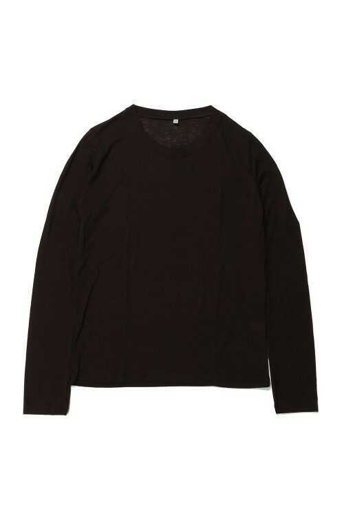 26SS 베이스레인지 긴팔 티셔츠 TOLSBL000 BLACK DOM - Baserange