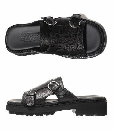 살바토레 페라가모 뮬 슬리퍼 021206757630 BLACK DOM - Salvatore Ferragamo