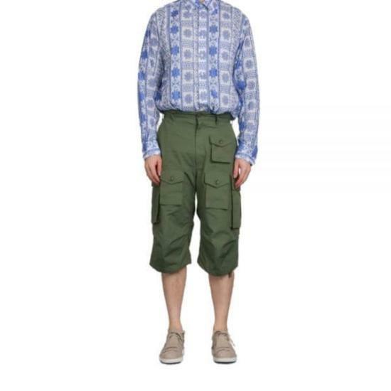 엔지니어드가먼츠 숏팬츠 24S1E004OR277CT010 OLIVE DOM - Engineered Garments