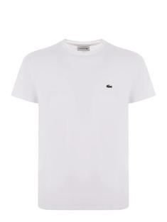 25SS 라코스테 피마 코튼 저지 크루넥 티셔츠 TH6709001 WHITE DOM 썸네일 1