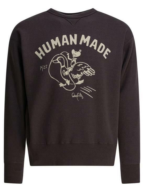 25FW 휴먼메이드 긴팔 티셔츠 HM30CS029CHARCOAL DOM - Human Made