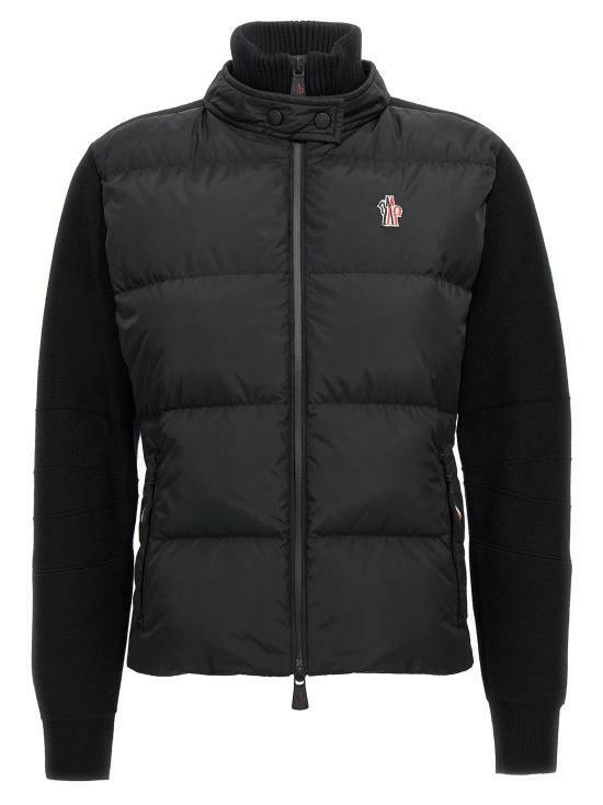 몽클레어 그레노블 로고 패치 집업 가디건   9B00004M1122999 Black - Moncler