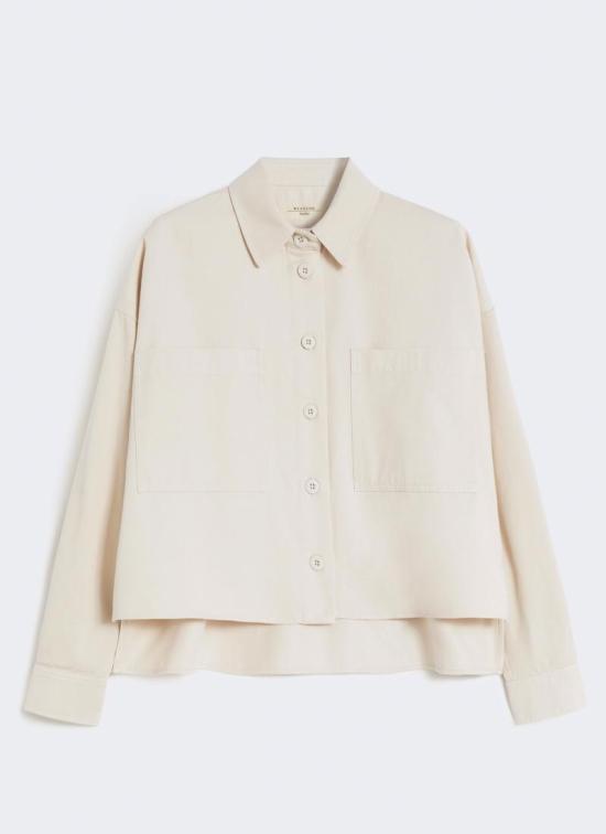 26SS 막스마라 라덴테 코튼 드릴 셔츠 1511108100115111081600001 SAND DOM - Max Mara