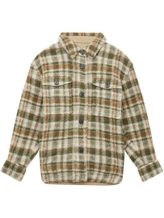 이자벨마랑 코트 MA0020FDB3D04EKAEC KHAKI ECRU DOM - Isabel Marant