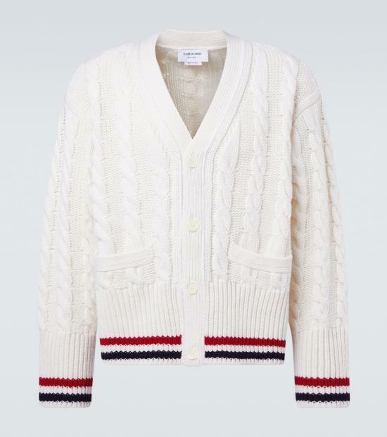 26SS 톰브라운 가디건 MKC622BY1005100 WHITE DOM - Thom Browne
