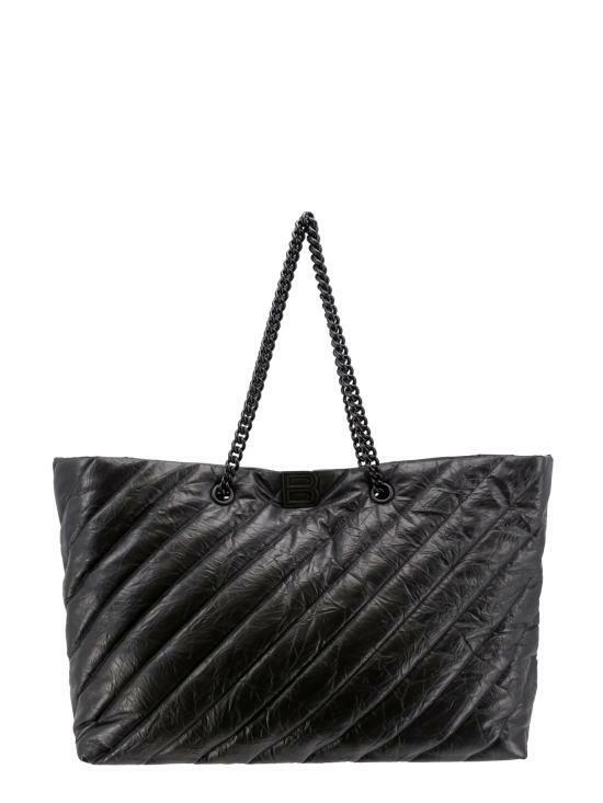 발렌시아가 크러쉬 라지 캐리 올 사우스 백 7717182AAWW1000 BLACK DOM - Balenciaga