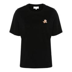 메종키츠네 스피디 폭스 패치 컴포트 티셔츠 MW00119KJ0008P199 BLACK DOM 썸네일 1