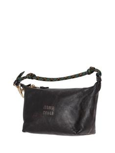 26SS 미우미우 토트백 5NE8412IFOF0NTG COFFEE BROWN GREEN DOM 썸네일 3