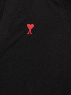 아미 AMI DE COEUR 아미 드 쾨르 울 가디건 BFHKC111KN0025001 BLACK DOM 썸네일 4