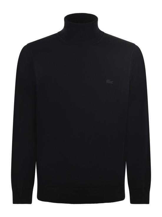 25FW 라코스테 메리노 울 터틀넥 스웨터 AH1959031 BLACK DOM - Lacoste