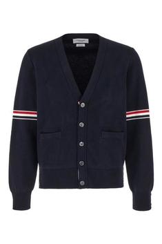 26SS 톰브라운 코튼 밀라노 스티치 브이넥 가디건 MKC310AY3007415 NAVY DOM 썸네일 1