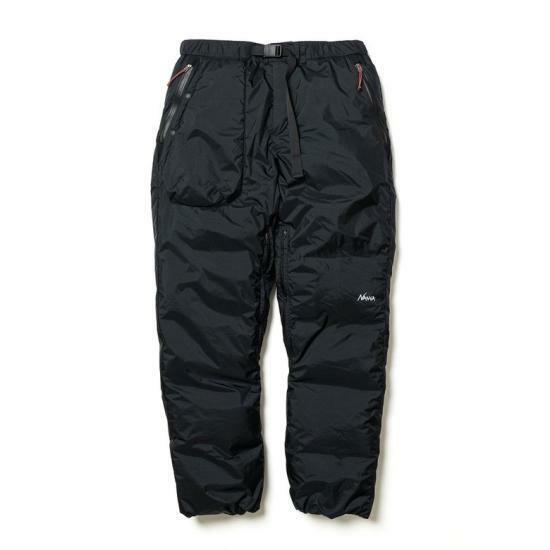 난가 트레이닝 조거 팬츠 AURORATEXDOWNPANTS BLACK DOM - Nanga