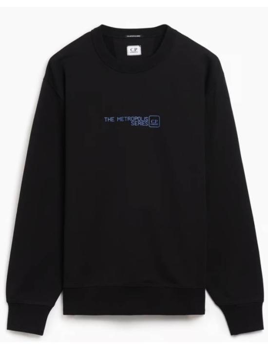 씨피 컴퍼니 긴팔 티셔츠 17CLSS035A006452W999 BLACK DOM - CP company