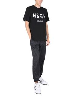25SS 엠에스지엠 반팔 티셔츠 2000MM51020000299 BLACK DOM 썸네일 5