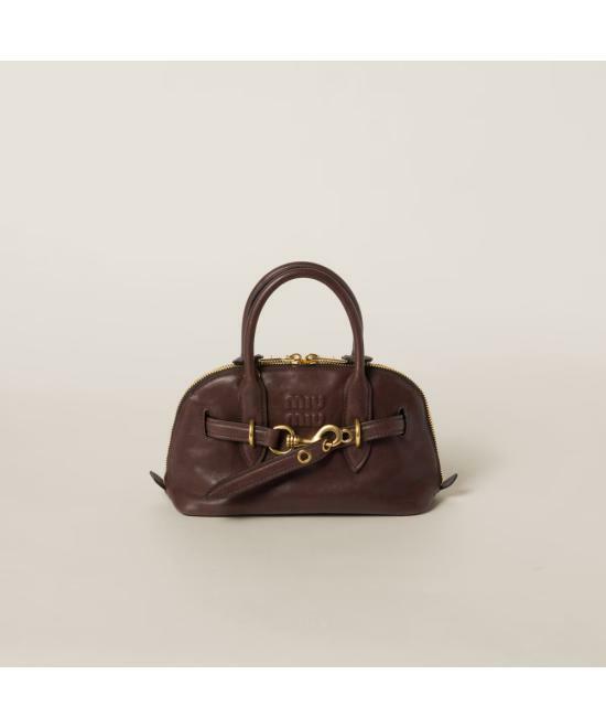 25FW 미우미우 아방뛰르 스몰 토트백 5BB1692BBLF0NBL - Miu Miu