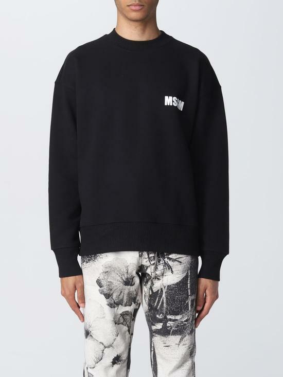 엠에스지엠 긴팔 티셔츠 3440MM16123700199 BLACK DOM - MSGM