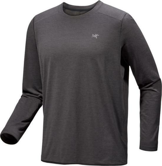 25SS 아크테릭스 긴팔 티셔츠 ATPSM09719BHR BLACK HEATHER DOM - Arcteryx
