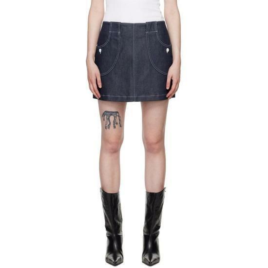 아페쎄 데님 스커트 COHBJF06426IAI DOM - A.P.C.