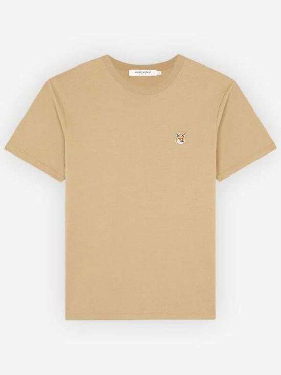 메종키츠네 반팔 티셔츠 AM00103KJ0008P220 BEIGE DOM - Maison Kitsune