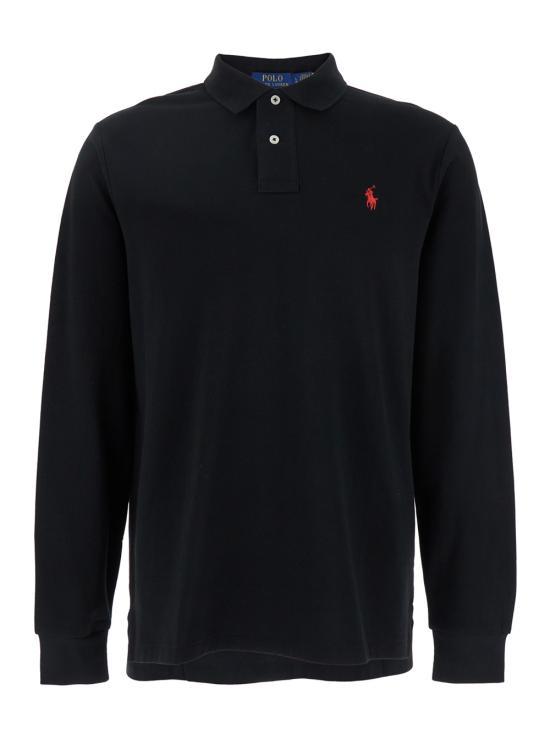25FW 폴로 랄프로렌 클래식 핏 코튼 폴로 셔츠 710680790045 BLACK DOM - Polo Ralph Lauren