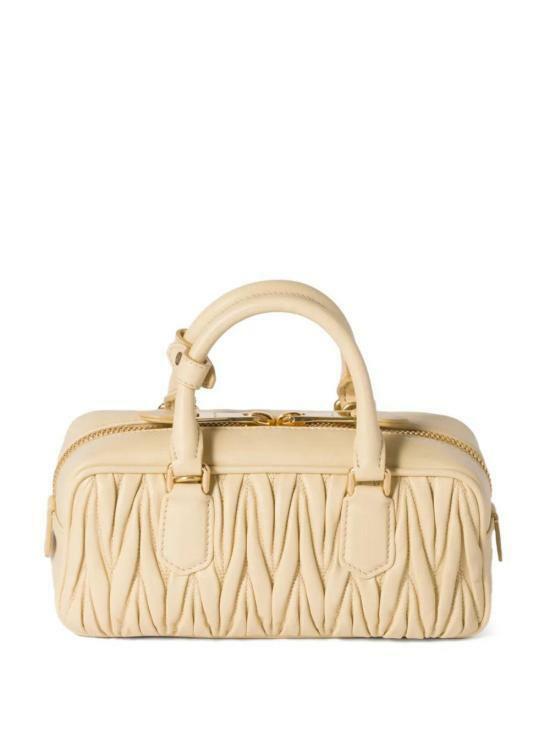미우미우 토트백 5BB142AN88F0K57 SOY GREEN DOM - Miu Miu