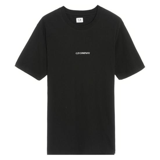 씨피 컴퍼니 반팔 티셔츠 14CMTS190A006011W999 BLACK DOM - CP company