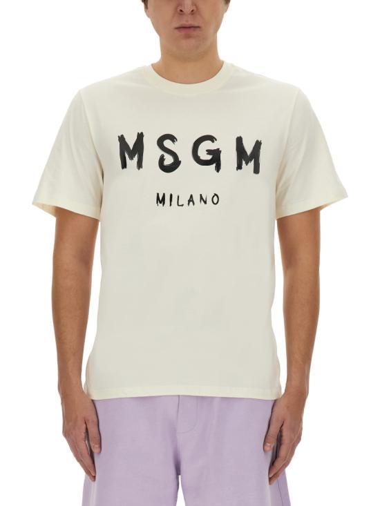 25SS 엠에스지엠 반팔 티셔츠 2000MM51020000202 IVORY DOM - MSGM