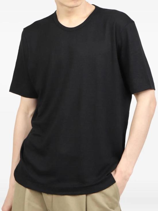 라르디니 반팔 티셔츠 EQLTMC41EQ62040999 BLACK DOM - Lardini