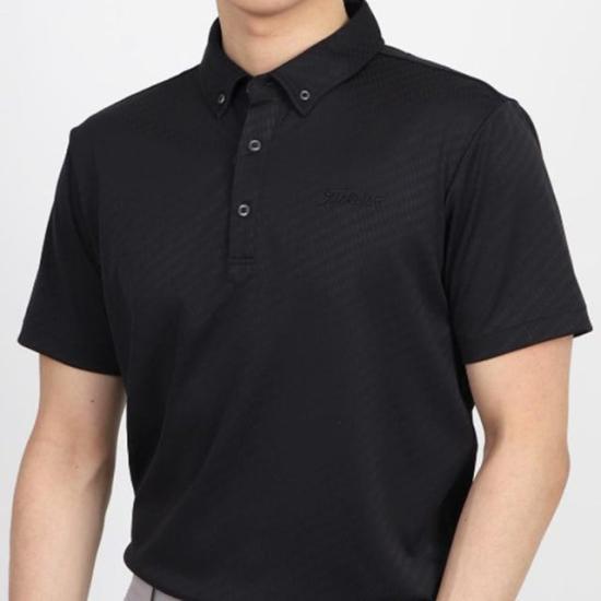 타이틀리스트 폴로 티셔츠 TLPMS107JBK BLACK DOM - titleist