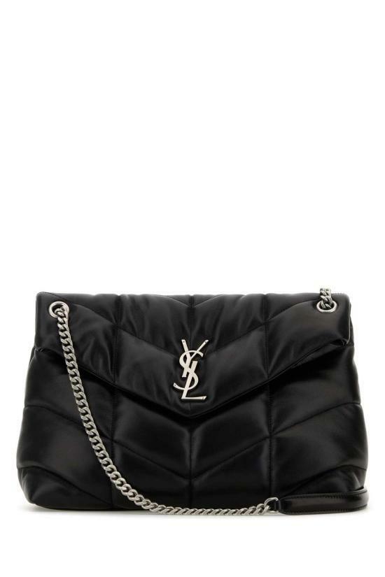 생로랑 루루 푸퍼 미디움 숄더백 5774751EL001000 BLACK DOM - Saint Laurent