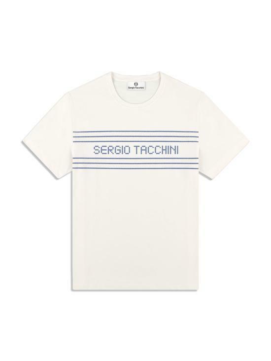 25SS 세르지오 타키니 반팔 티셔츠 STS25M51145GARDENIA DOM - sergio tacchini
