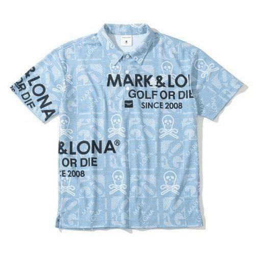 마크앤로나 트레이닝 티셔츠 MLM4AAP040075 BLUE DOM - Mark & Lona