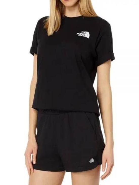 노스페이스 반팔 티셔츠 NF0A81V3KY4 TNF BLACK WHITE DOM - The North Face