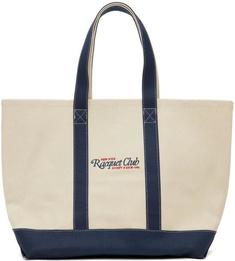 스포티앤리치 숄더백 BA001S406RN NATURAL NAVY NAVY BRIGHT RED DOM 썸네일 1