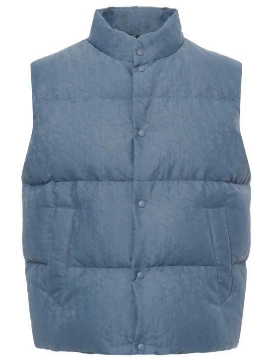 25SS 디올 패딩 조끼 513C415A6479579 BLUE DOM - Christian Dior