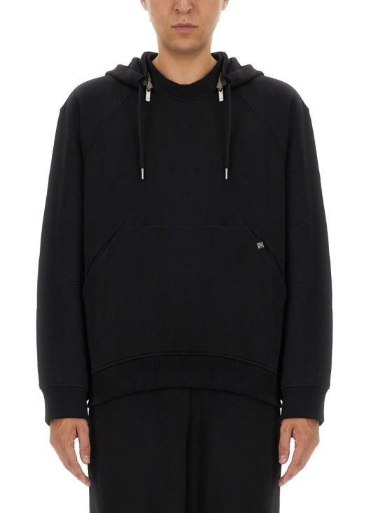 헬무트랭 후드 티셔츠 O06HM502001 BLACK DOM - Helmut Lang