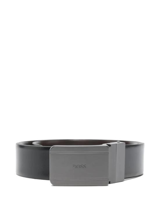 26SS 휴고보스 가죽 벨트 50558756002 BLACK BROWN DOM - Hugo Boss