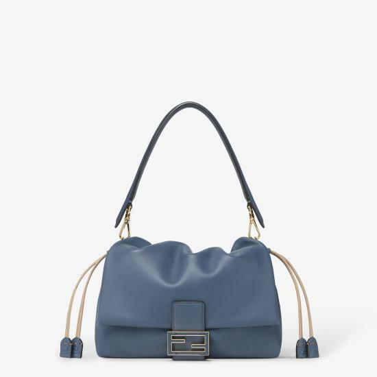 25FW 펜디 맘마백 미디엄 8BR833AQ0DF199A BLUE DOM - Fendi