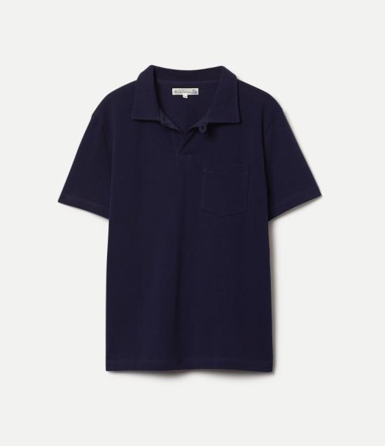 25SS 메르츠 비 슈바넨 폴로 티셔츠 2PKPL66 INK DOM - Merz Bschwanen