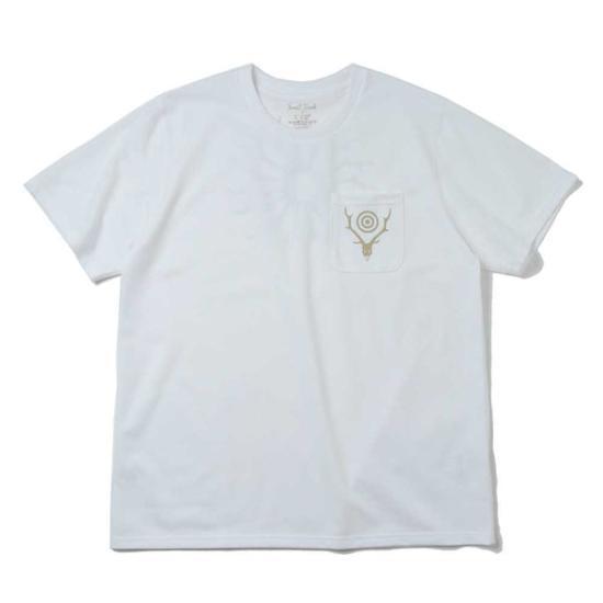 25SS 사우스투웨스트에잇 반팔 티셔츠 QV667A WHITE DOM - SOUTH2 WEST8