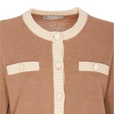 토리버치 가디건 162763265 CAMEL HEATHER FRENCH CREAM DOM 썸네일 4