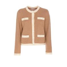 토리버치 가디건 162763265 CAMEL HEATHER FRENCH CREAM DOM 썸네일 1