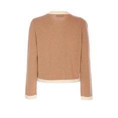 토리버치 가디건 162763265 CAMEL HEATHER FRENCH CREAM DOM 썸네일 2