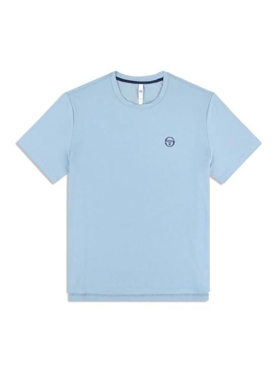 25SS 세르지오 타키니 반팔 티셔츠 STS25M51077FADEDDENIM FADED DENIM DOM - sergio tacchini