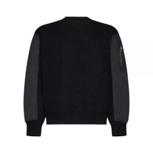 닐바렛 스웨터 NBV7MA158AV606C001 BLACK DOM - Neil Barrett